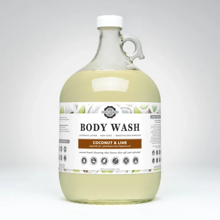 Rustic Strength Bergamot + Clove Scented Body Wash