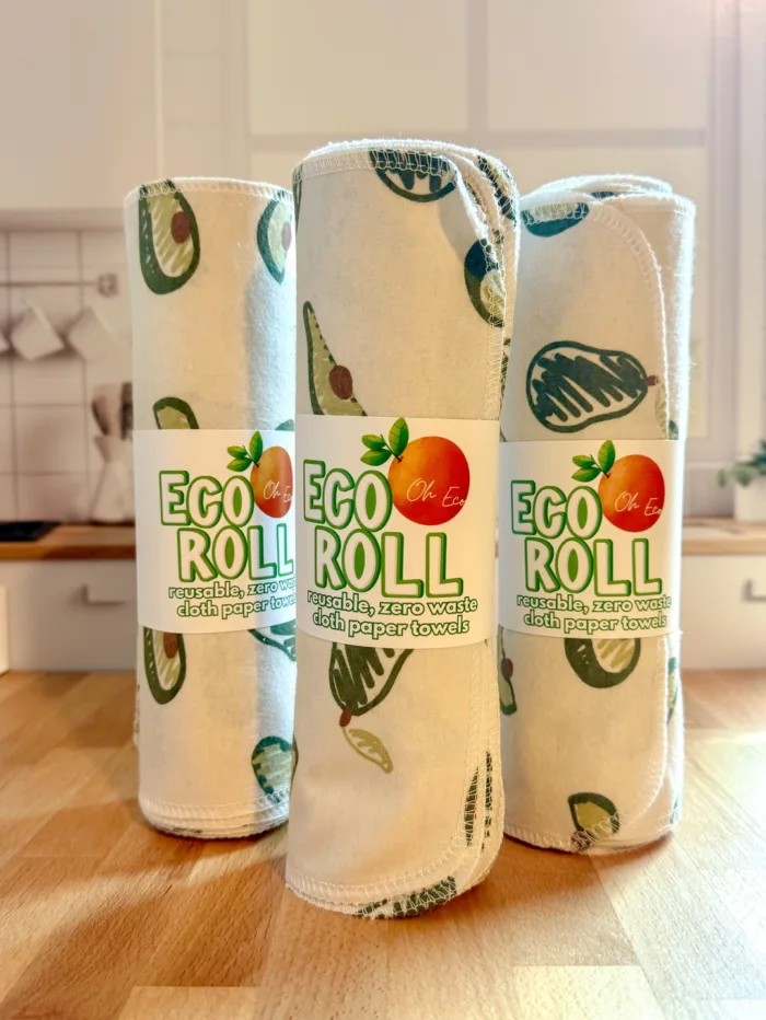 Eco Roll Reusable Paper Towels - Avocados