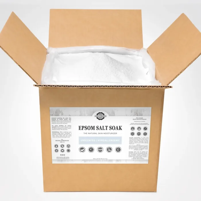 Rustic Strength Epsom Salt- Naturally Occurring Magnesium - Unscented