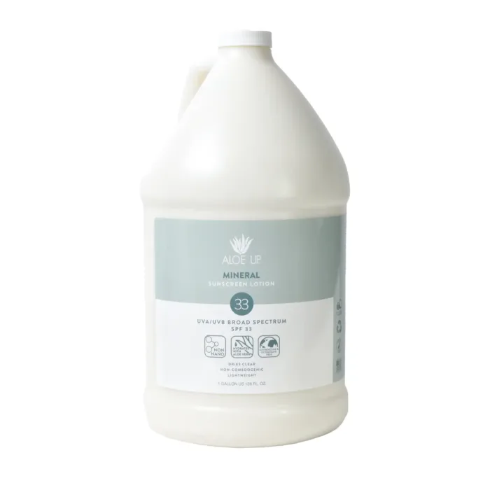 Aloe Up Mineral Sunscreen  SPF 33 UVA and UVB Broad Spectrum